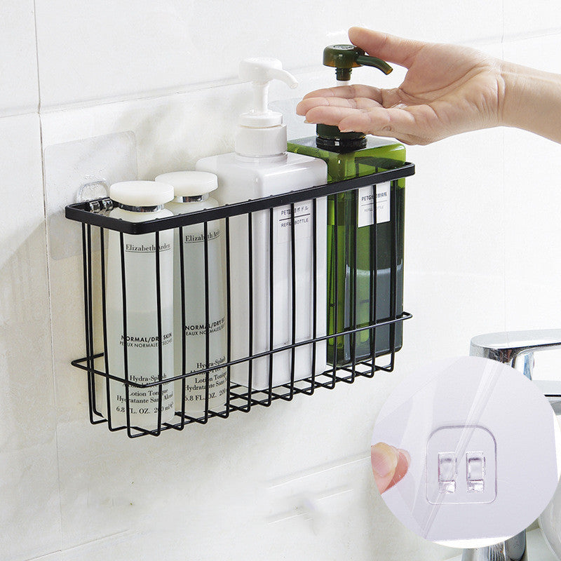 Iron bathroom storage rack