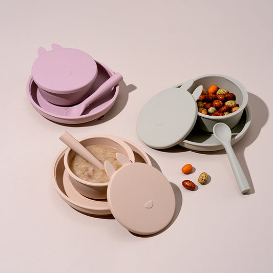 Silicone baby feeding set

Complementary food bowl