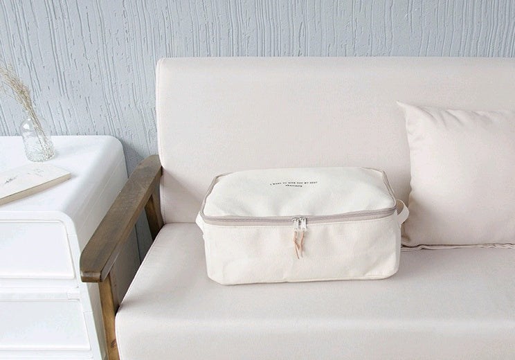 Zippered quilt bag

