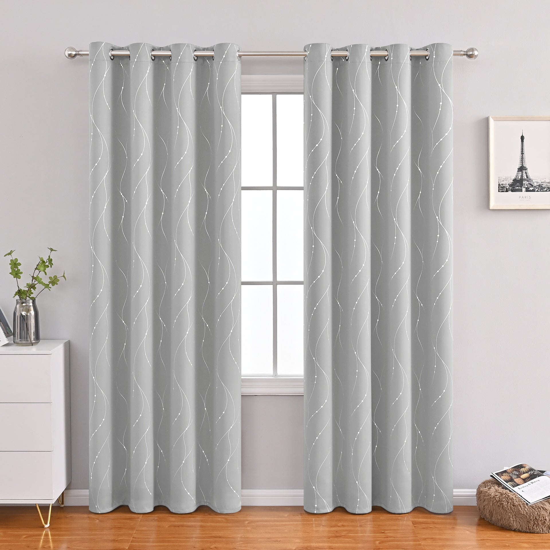 Modern Minimalist Decorative Blackout Curtains – Sleek Light-Blocking Design - AVENWU