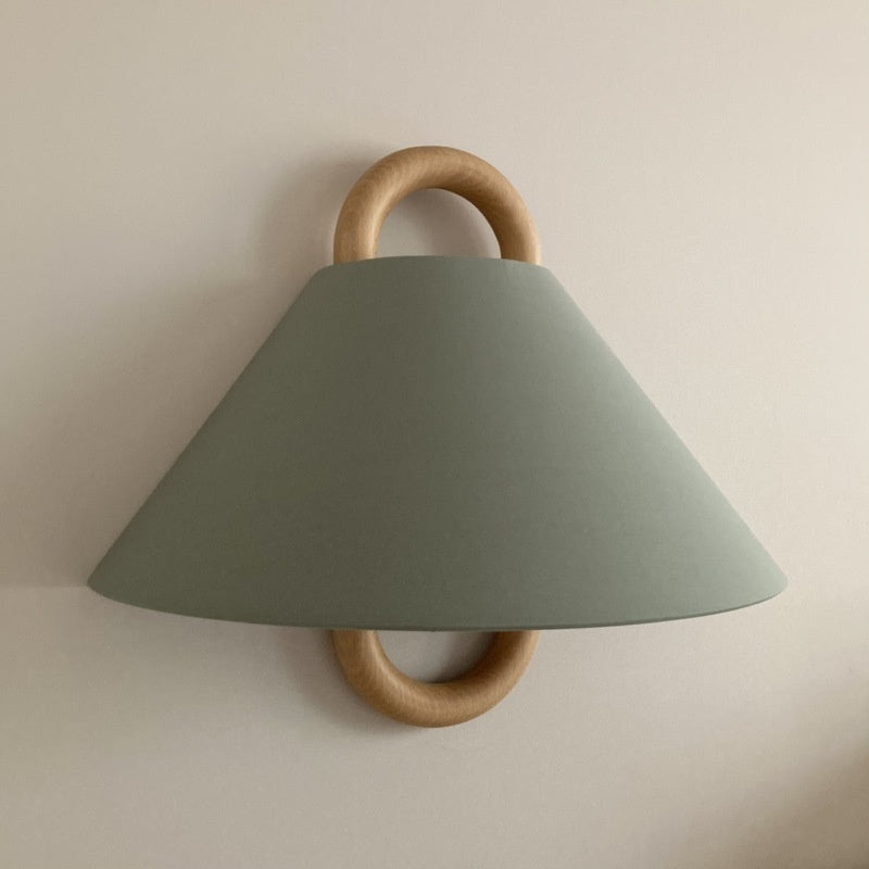 wood wall lamp