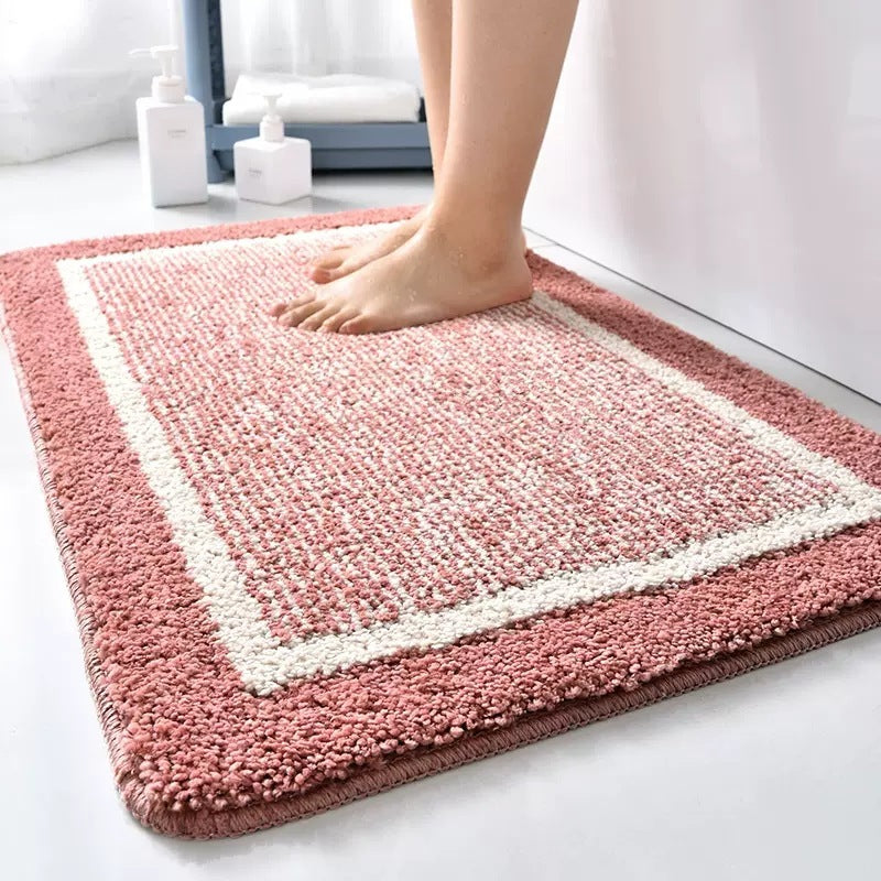 Soft bathroom mat

