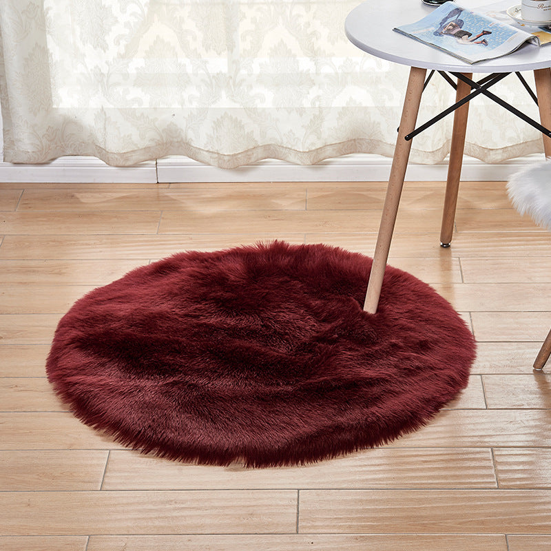 Plush carpet in a cozy home living room with modern furniture and warm lighting

