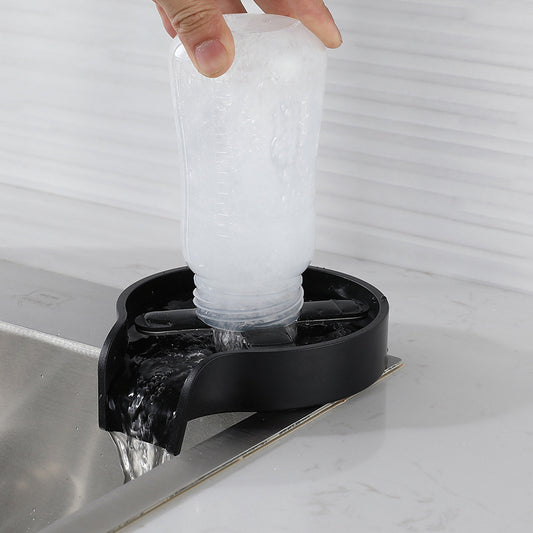 Premium cup washer with sink attachment for quick glass rinsing.