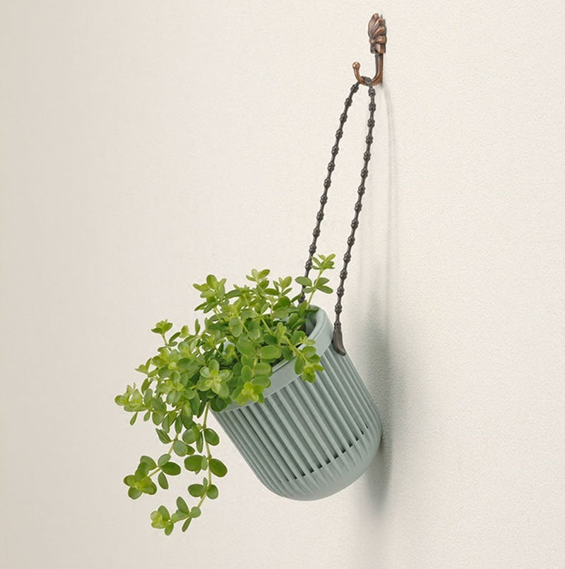 green plant pot


