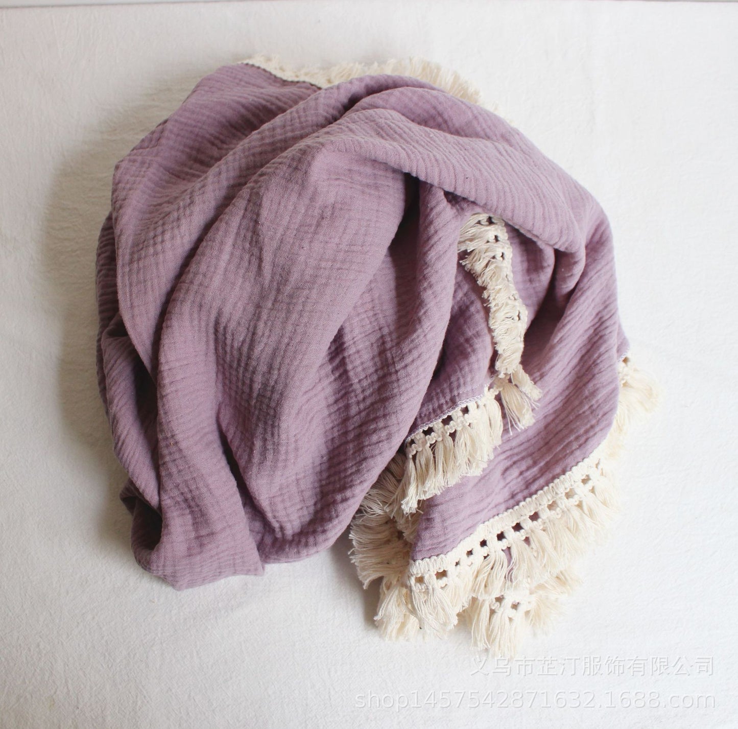 Double yarn baby towel

Tassel newborn towel

