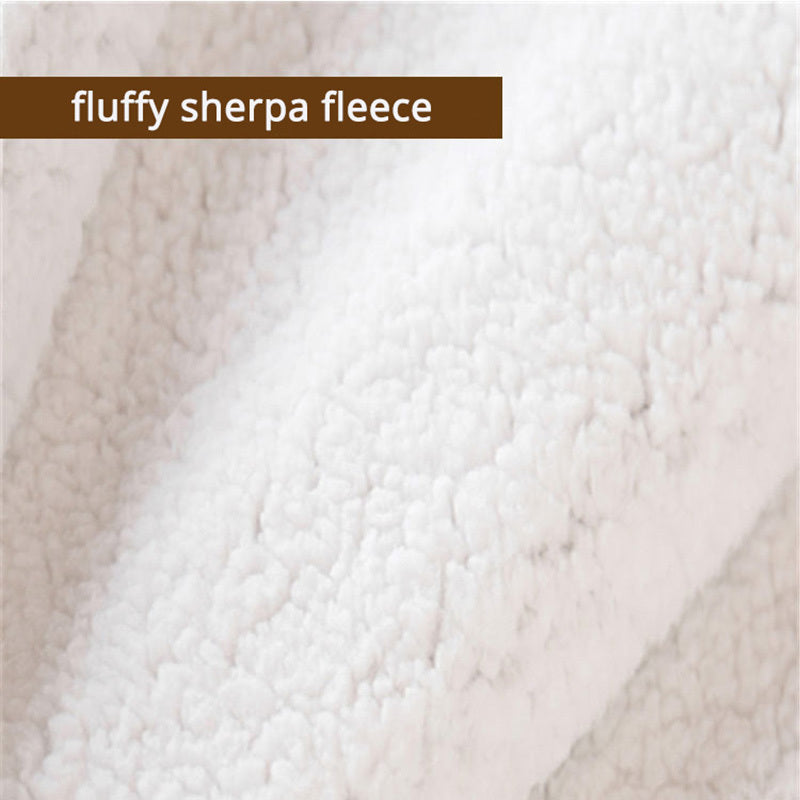 Lambskin Leg Blanket – Ultra-Soft Warm Throw for Sofa, Bed & Winter Comfort - AVENWU