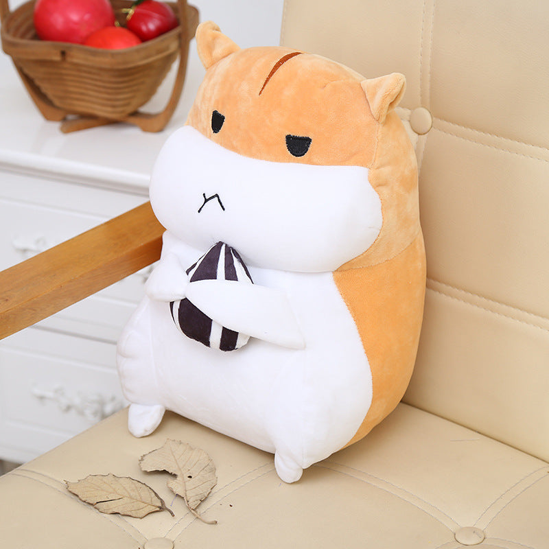 Plush doll cushion