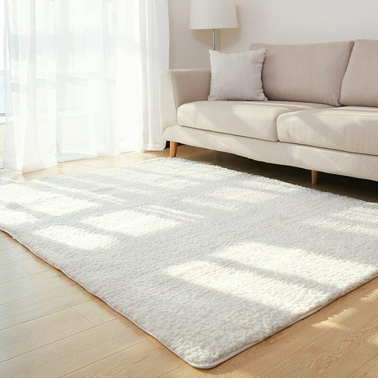 Premium White Plush Rug – Fluffy Soft Carpet for Living Room, Bedroom & Kitchen | Cozy & Elegant Home Décor Mat - AVENWU