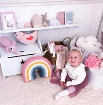 Soft baby toy pillow
