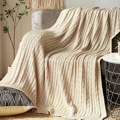 Solid color throw blanket

Breathable cotton throw