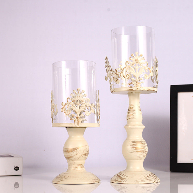 Metal candlestick stand

