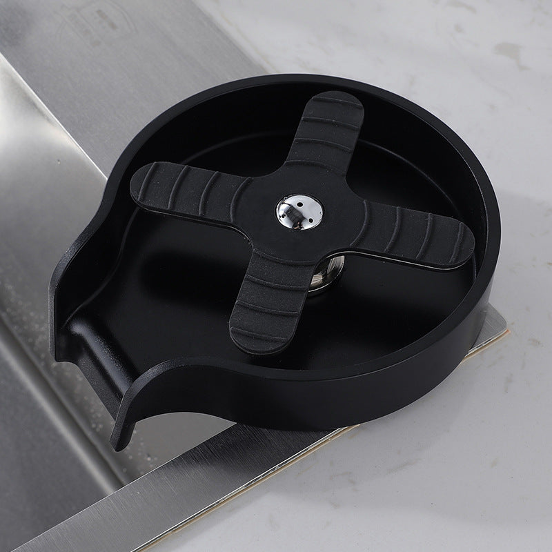 Premium cup washer with sink attachment for quick glass rinsing.