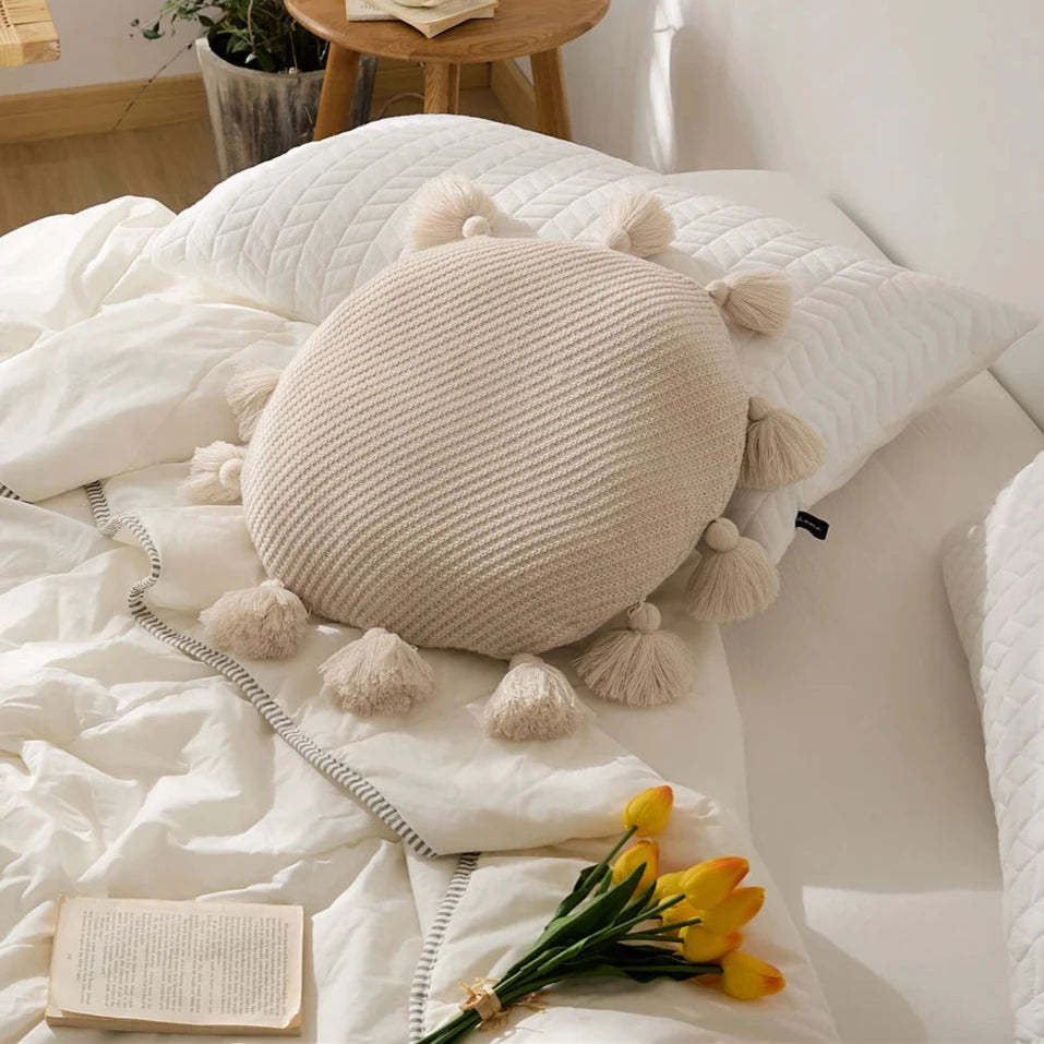 Sofa throw cushion