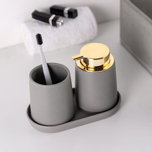 Bathroom soap dispenser