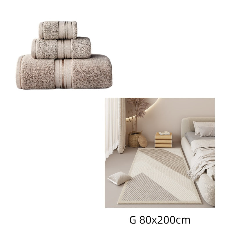 Pure Cotton Towel Set – Plush & Durable - AVENWU