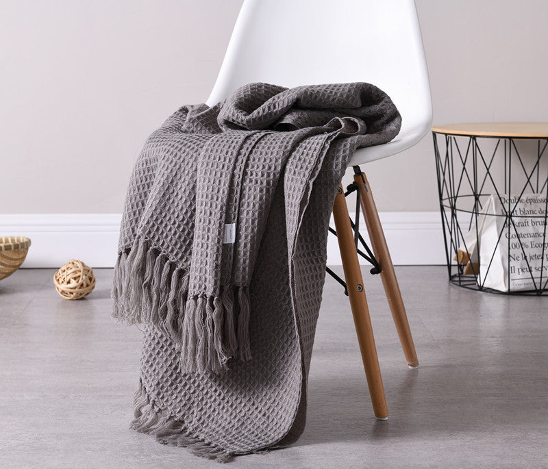 Minimalist wool throw

Cozy bed and sofa blanket