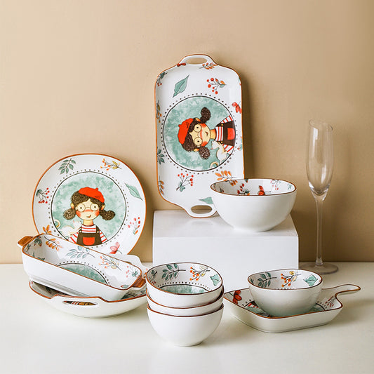 rice plate set