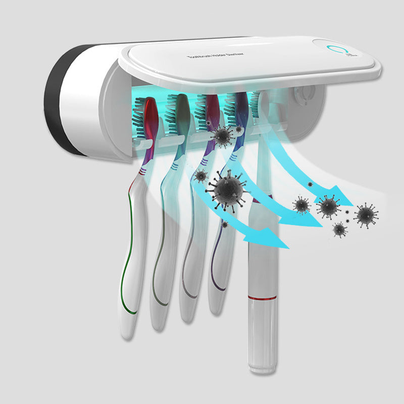 Toothbrush sanitizer holder