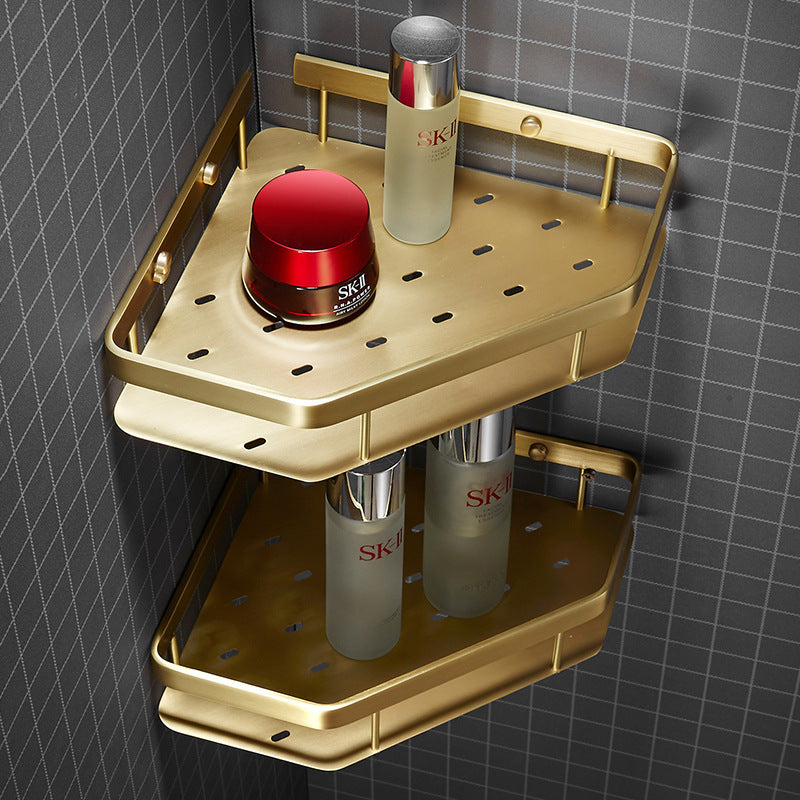 Bathroom copper organizer

