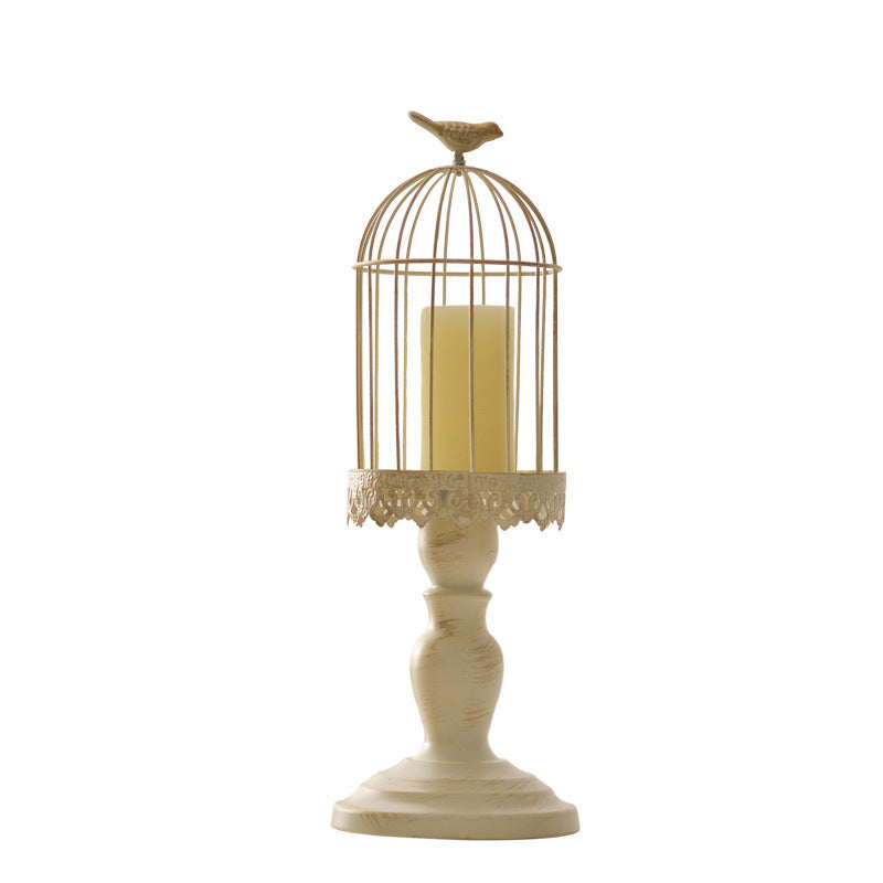 Metal candlestick stand

