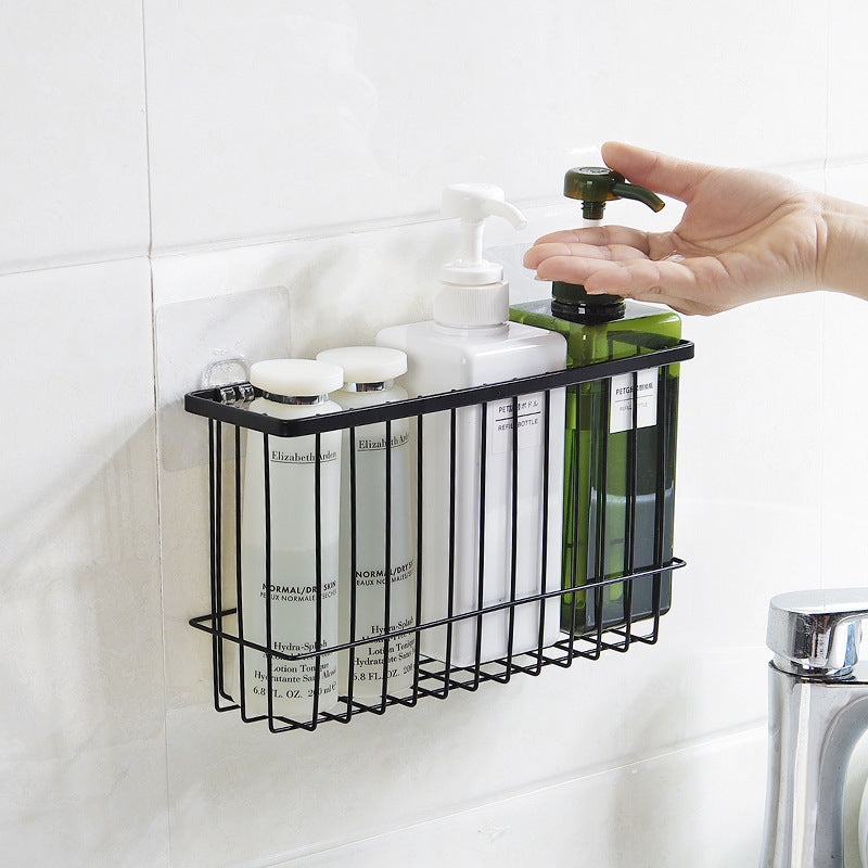 Iron bathroom storage rack