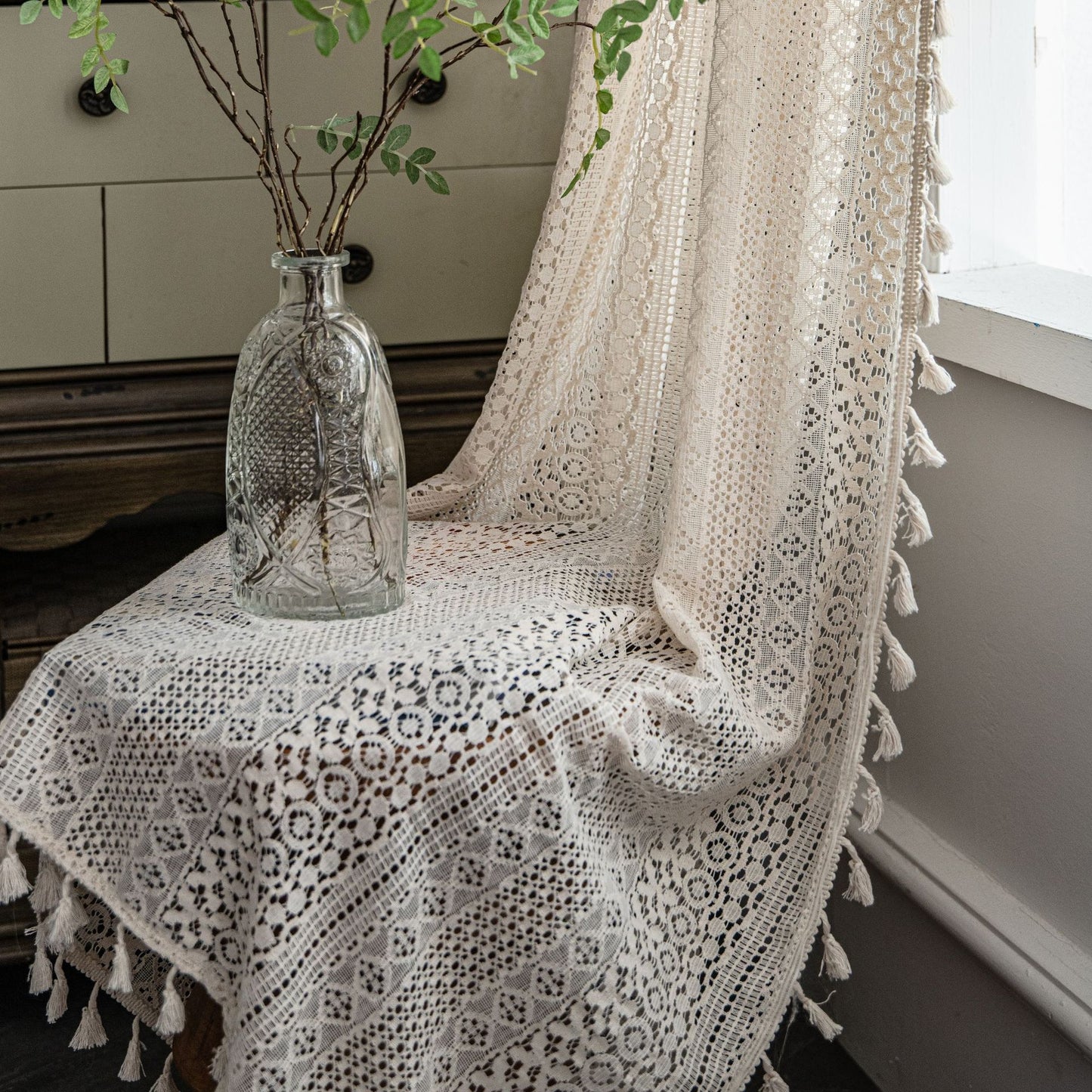 Rustic farmhouse curtains

