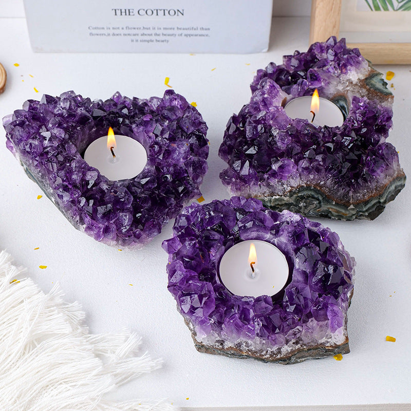 Crystal candle ornament

