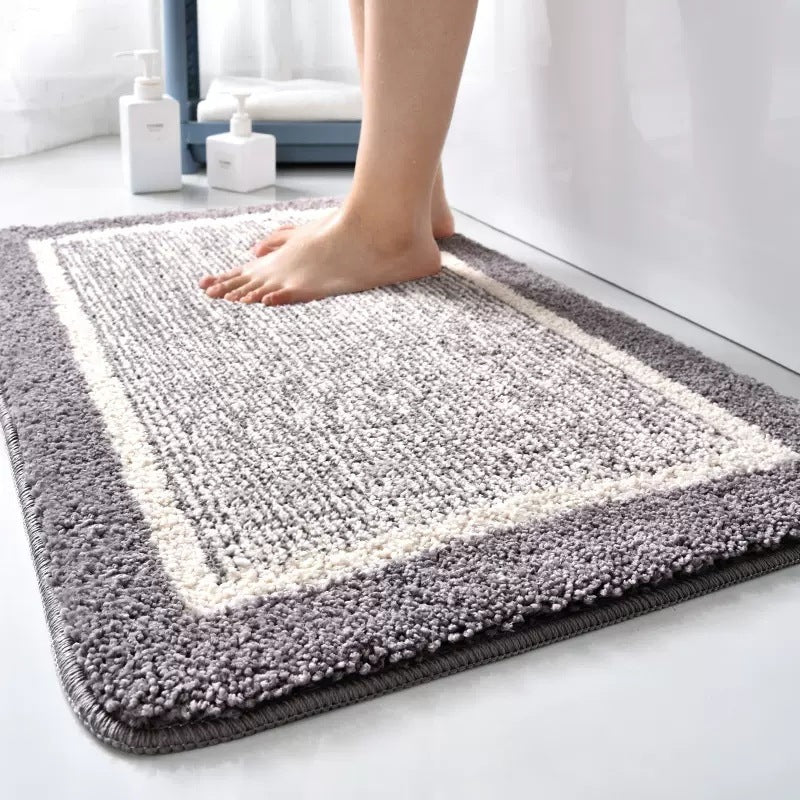 Soft bathroom mat

