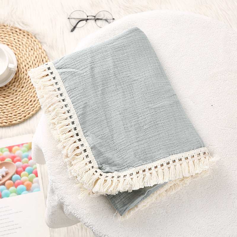 Tassel stroller blanket

Baby stroller wrap blanket

