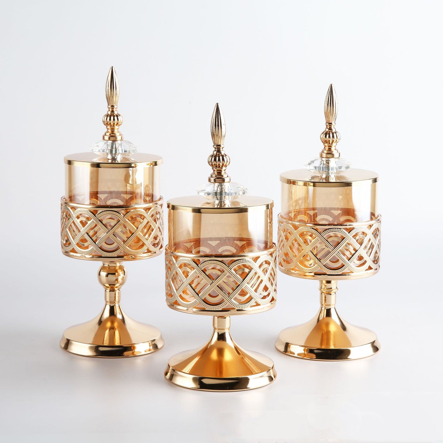 glass table candle holder

