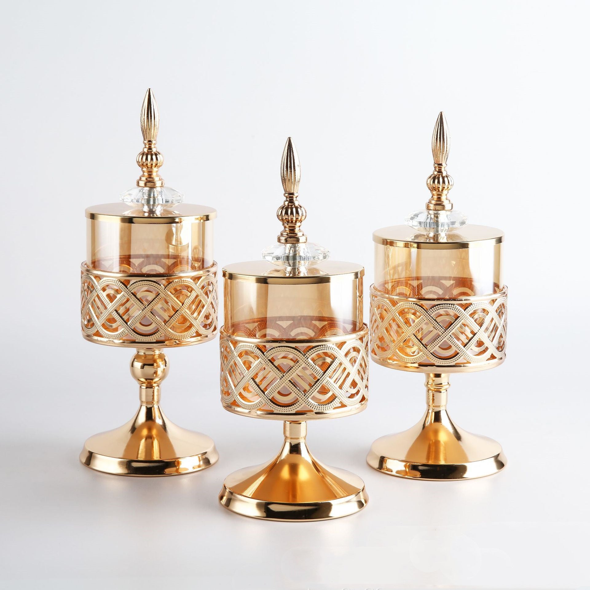 glass table candle holder

