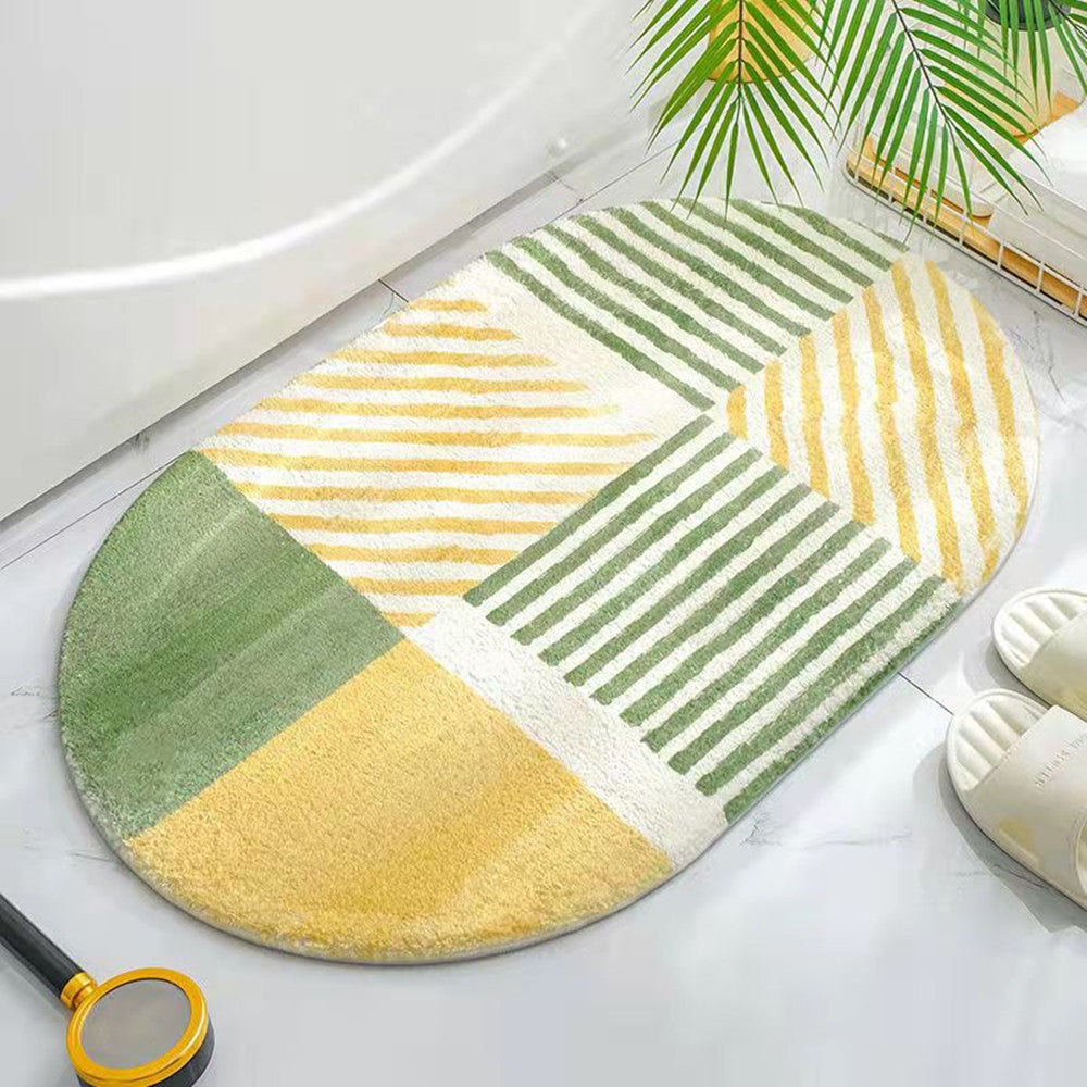 Toilet floor mat

