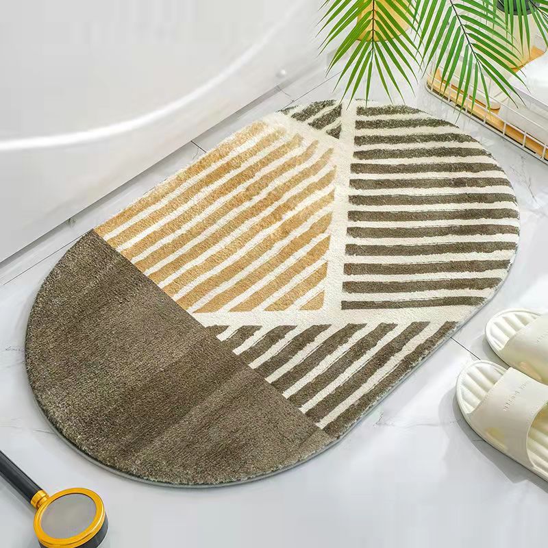 Toilet floor mat

