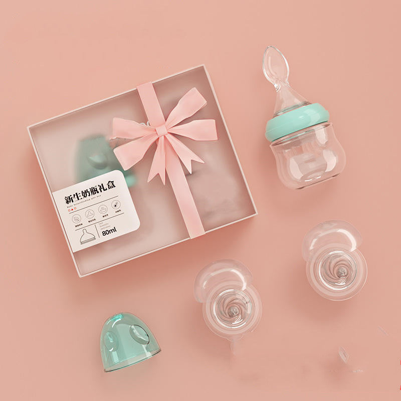 Borosilicate glass baby bottle

Soft spoon feeding bottle