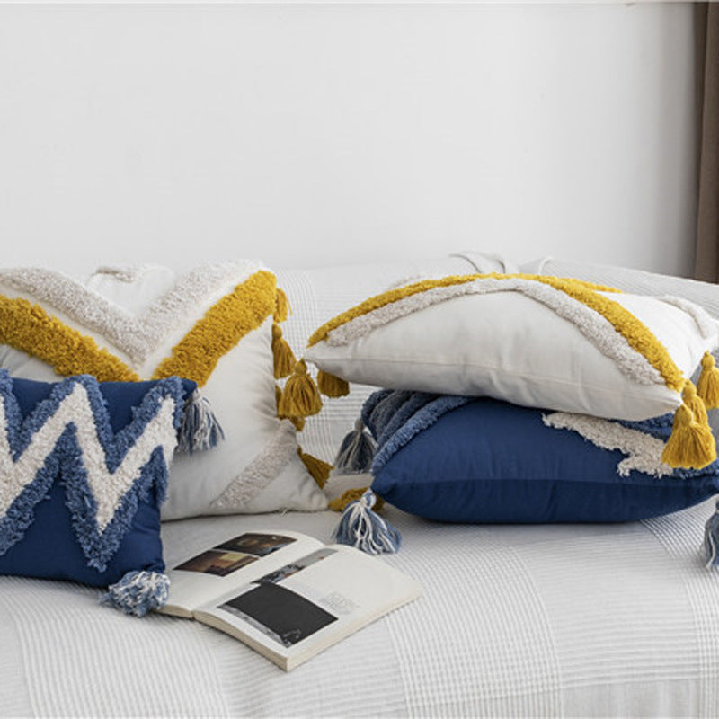 Cotton Canvas Cushion Cover – Durable & Stylish Pillowcase for Sofa or Bed - AVENWU