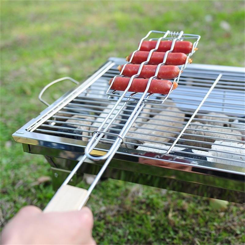 Sausage grilling tool