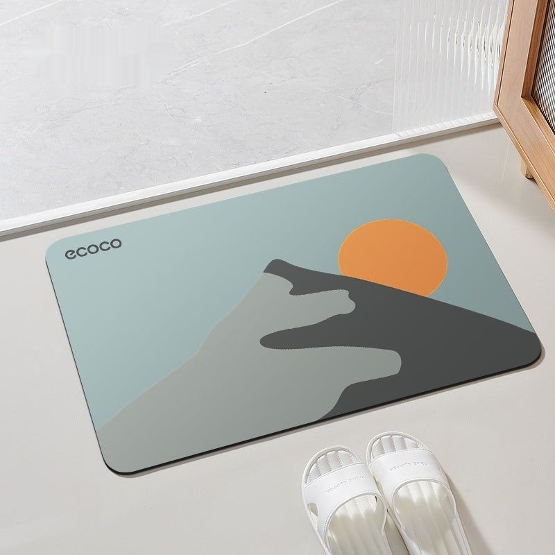 Diatom Mud Bathroom Floor Mat