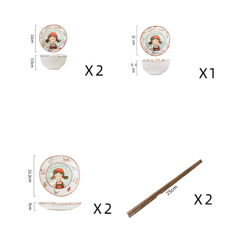 rice plate set