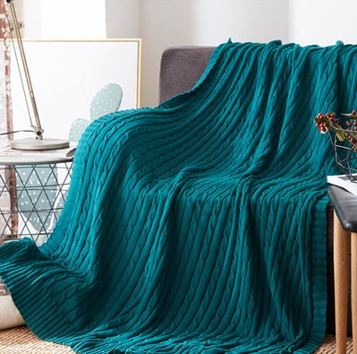 Solid color throw blanket

Breathable cotton throw