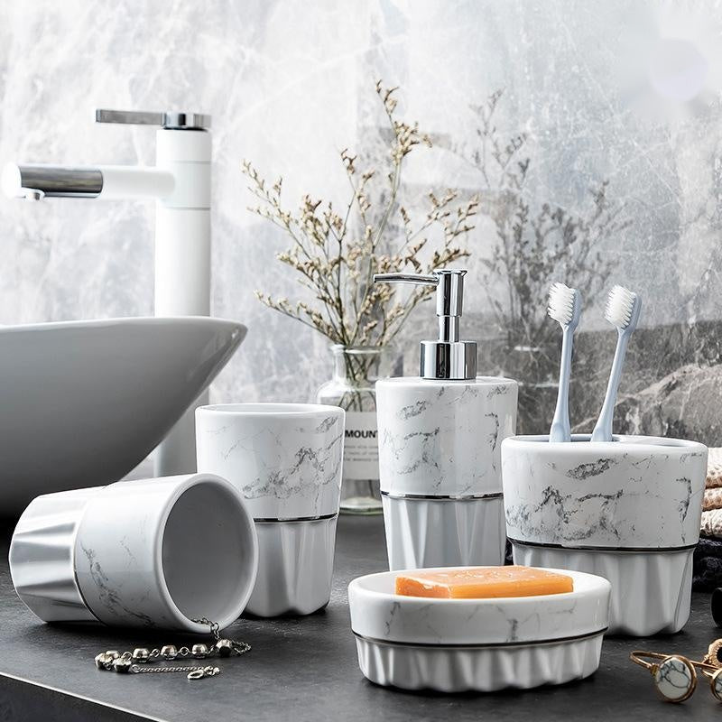 Ceramic vanity organizerCeramic vanity organizer