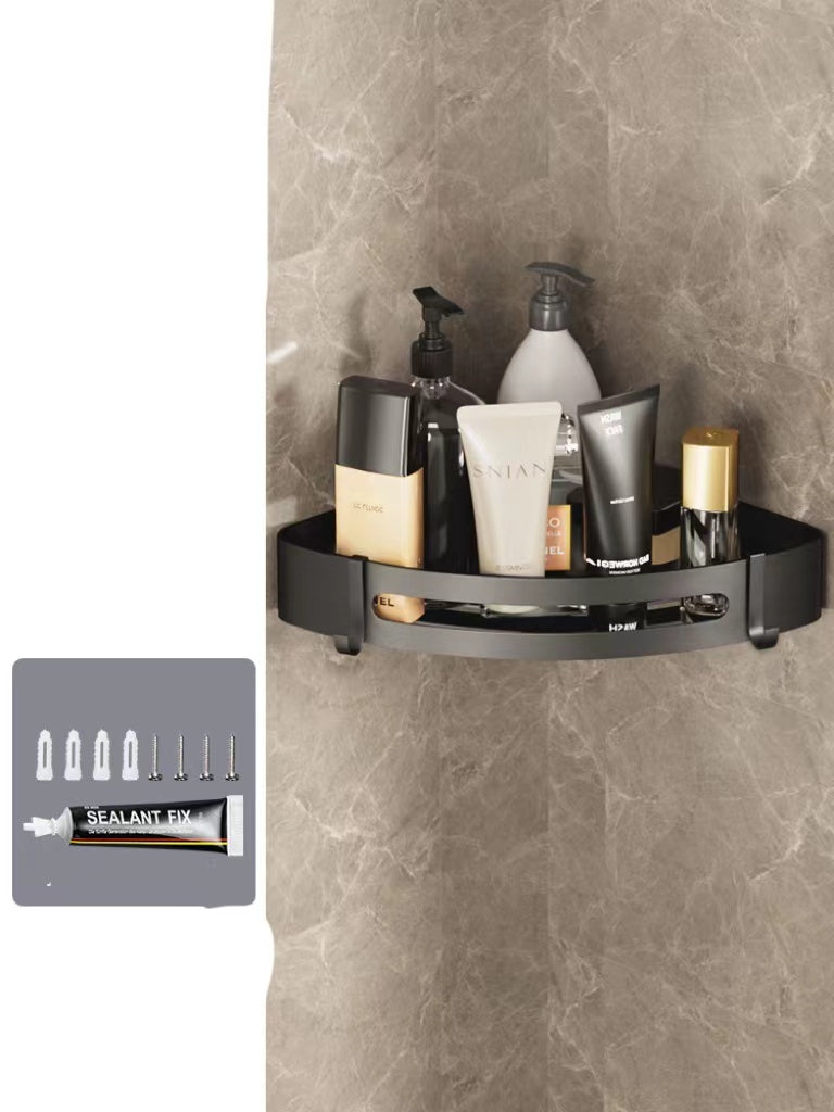 Hanging bathroom storage rack