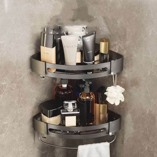 Hanging bathroom storage rack