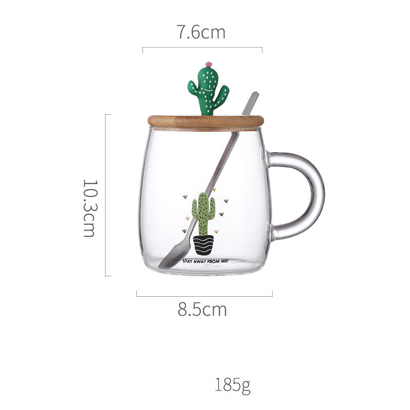 Clear Glass Drinking Cup – Elegant & Durable - AVENWU