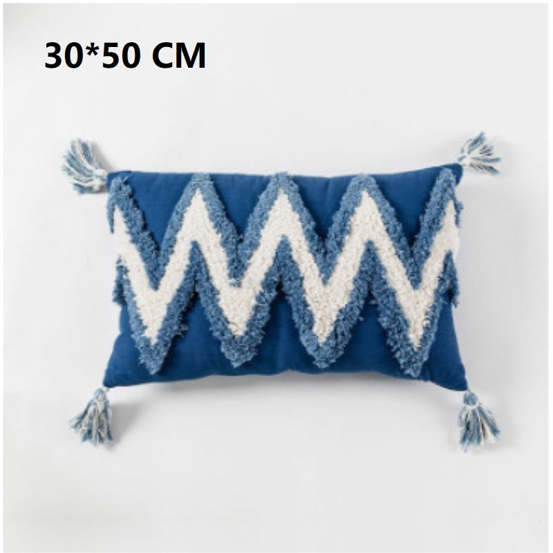 Ethnic Tassel Cushion