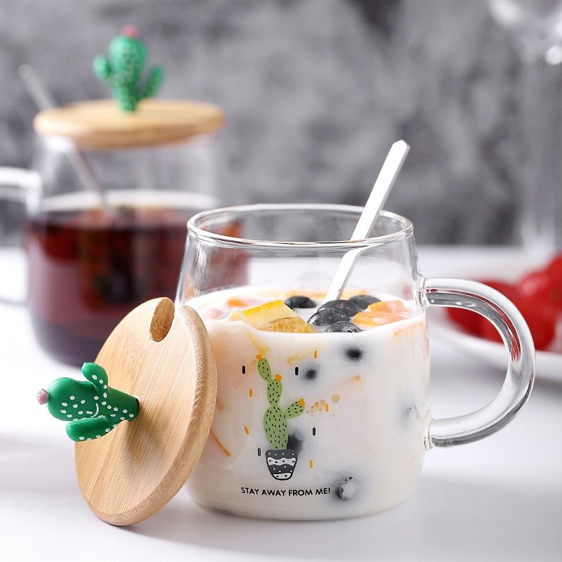 Clear Glass Drinking Cup – Elegant & Durable - AVENWU