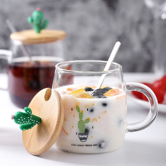 Clear Glass Drinking Cup – Elegant & Durable - AVENWU
