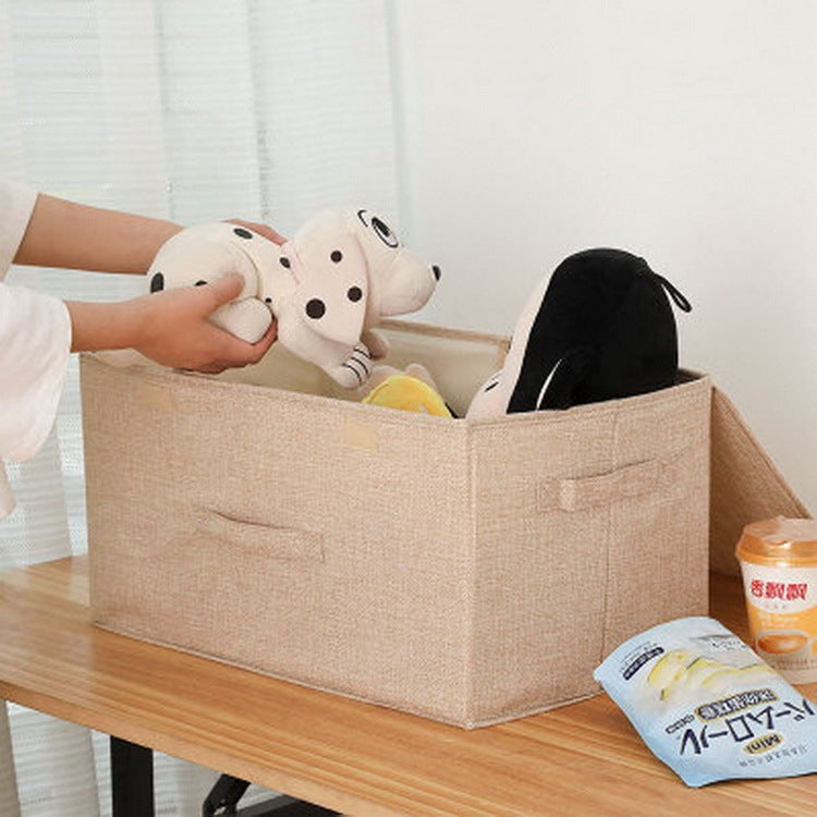 Foldable storage bin

