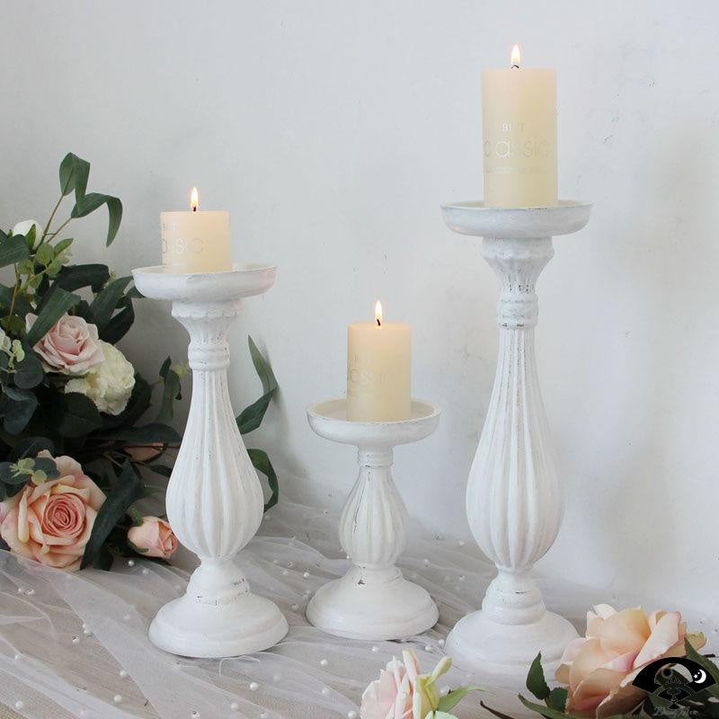 wooden candle holder décor


