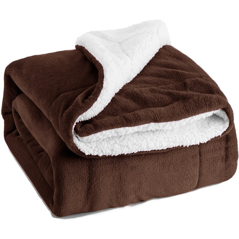 Fleece winter throw

Cozy sherpa bed blanket